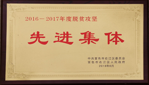 2016-2017年度脱贫攻坚先进集体(小)