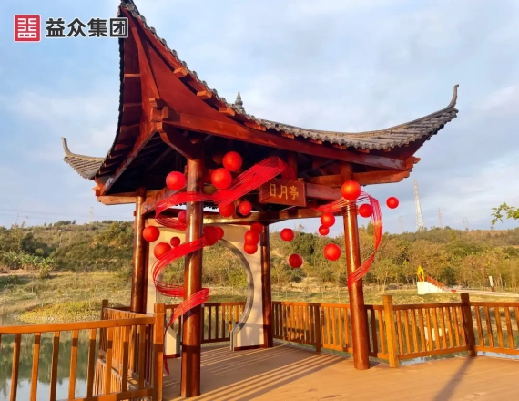 百色最大的村级专业篮球赛场——福禄村“村BA”篮球场即将建成投入使用