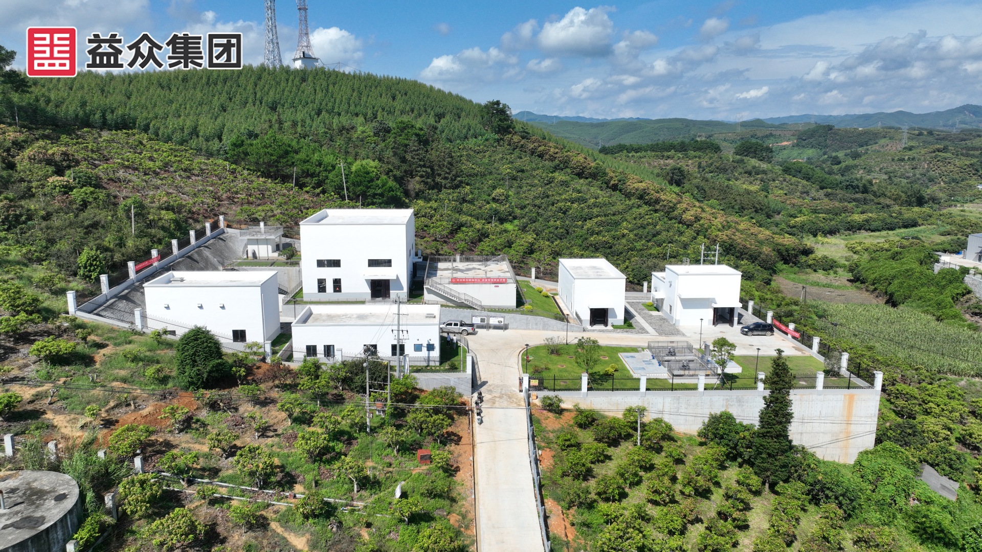 永乐水厂航拍图